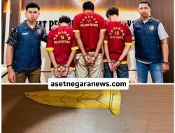 Sigap, Tim Resmob Polres Sintang Berhasil Amankan 3 Pelaku Penusukan Di jalan Lintas Melawi