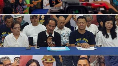 Dalam Konferensi Pers, Pasangan Bala-Ronny (BARON) Nomor urut 03 Nyatakan Menang Dalam Pilkada Kabupaten Sintang