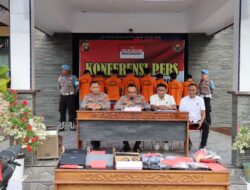 Dalam Konferensi Pers, Kapolres Melawi Menyampaikan Keberhasilan Dalam Pengungkapan Perkara Dan Pentingnya Menjalin Kemitraan Pada Awak Media